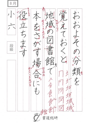 おおよその分類を