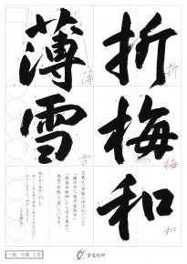 折梅和薄雪