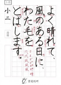 よく晴れて風のある日に