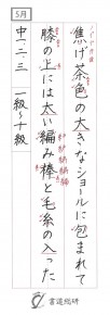 焦げ茶色の大きな