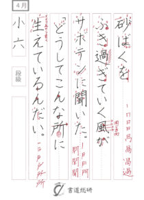 砂ばくをふき過ぎていく